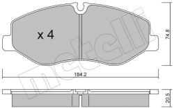 METELLI Sada brzdových platničiek kotúčovej brzdy METELLI 22-1139-0 (22-1139-0)