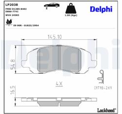 DELPHI Klocki Ham. Dodge Caliber (lp2038)