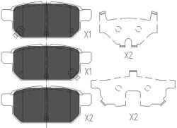 KAVO PARTS Sada brzdových platničiek kotúčovej brzdy KAVO PARTS KBP-8526 (KBP-8526)