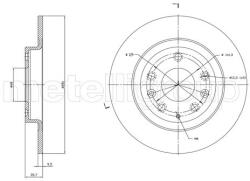 METELLI Brzdový kotúč METELLI 23-1831C (23-1831C)