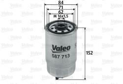 VALEO Palivový filter VALEO 587713 (587713)