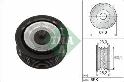 Schaeffler INA Vratná/vodiaca kladka rebrovaného klinového remeňa Schaeffler INA 532 0619 10 (532 0619 10)