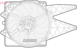 DENSO Ventilátor chladenia motora DENSO DER09092 (DER09092)