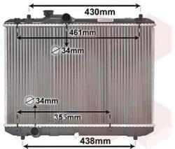 VAN WEZEL Chladič motora VAN WEZEL 52002083 (52002083)