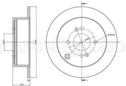 METELLI Brzdový kotúč METELLI 23-0931C (23-0931C)
