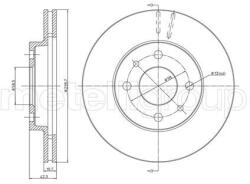 METELLI Brzdový kotúč METELLI 23-0553 (23-0553)