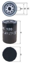 KNECHT Olejový filter KNECHT OC 120 (OC 120)