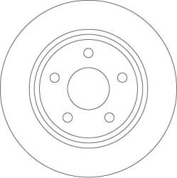 TRW Brzdový kotúč TRW DF6556 (DF6556)