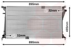 VAN WEZEL Chladič motora VAN WEZEL 43002490 (43002490)