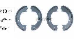 TEXTAR Sada brzd. čeľustí parkov. brzdy TEXTAR 91071900 (91071900)