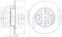 DELPHI Brzdový kotúč DELPHI BG3994 (BG3994)