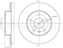 METELLI Brzdový kotúč METELLI 23-0489C (23-0489C)