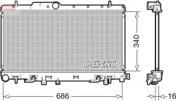 DENSO Chladič motora DENSO DRM36018 (DRM36018)