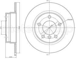 METELLI Brzdový kotúč METELLI 23-0229C (23-0229C)