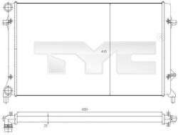 TYC Chladič motora TYC 702-0025 (702-0025)