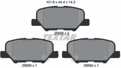 TEXTAR Sada brzdových platničiek kotúčovej brzdy TEXTAR 2568801 (2568801)