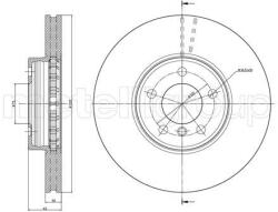 METELLI Brzdový kotúč METELLI 23-0784C (23-0784C)