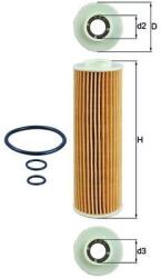 KNECHT Olejový filter KNECHT OX 183/5D (OX 183/5D)