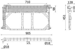 MAHLE Chladič motora MAHLE CR 2668 000P (CR 2668 000P)