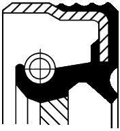 CORTECO Tesniaci krúżok kľukového hriadeľa CORTECO 12011666B (12011666B)