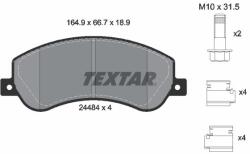 TEXTAR Sada brzdových platničiek kotúčovej brzdy TEXTAR 2448404 (2448404)