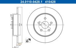 ATE Brzdový kotúč ATE 24.0110-0428.1 (24.0110-0428.1)