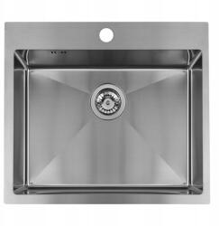 Laveo Inox Acél Mosogató 50x58 Süllyesztett Pultra 1 Rekeszes (SLM 010T)