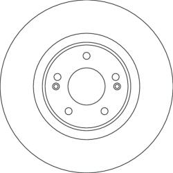 TRW Brzdový kotúč TRW DF4632S (DF4632S)