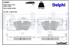 DELPHI Klocki Ham. Bmw Tyl (lp907)