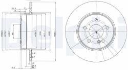 DELPHI Tarcza Ham. Mercedes E-klasa W210 (bg3239c)