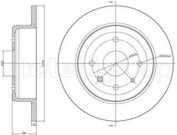 METELLI Brzdový kotúč METELLI 23-1559C (23-1559C)