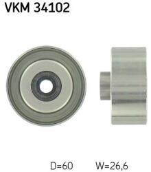 SKF Vratná/vodiaca kladka rebrovaného klinového remeňa SKF VKM 34102 (VKM 34102)