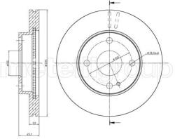 METELLI Brzdový kotúč METELLI 23-0617 (23-0617)