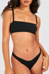 Boohoo fekete Fürdőruha szett NG2 pbw S textúra