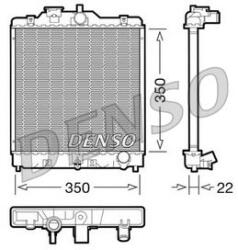 DENSO Chladič motora DENSO DRM40003 (DRM40003)