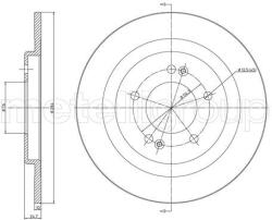 METELLI Brzdový kotúč METELLI 23-1472C (23-1472C)