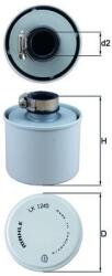 MAHLE Vzduchový filter, Kompresor nasávaného vzduchu MAHLE LX 1245 (LX 1245)