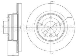 METELLI Brzdový kotúč METELLI 23-0814C (23-0814C)