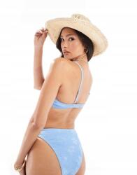 South Beach kék bikini felső textúra B03 yqg S