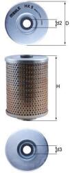 MAHLE Hydraulický filter riadenia MAHLE HX 5 (HX 5)