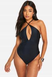 Boohoo egyrészes fürdőruha megkötős B16 ned Xs