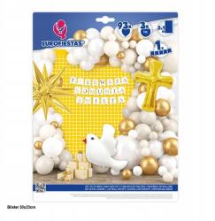  Ouda Party -Fólia és latex lufi szett galambbal