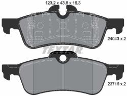 TEXTAR Sada brzdových platničiek kotúčovej brzdy TEXTAR 2404301 (2404301)