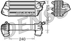 DENSO Chladič plniaceho vzduchu DENSO DIT09120 (DIT09120)