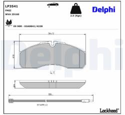 DELPHI Klocki Ham. Przod (lp3541)