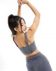 Missy Empire szürke crop top vállpántos cipzáras NJ1 xkm L