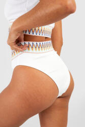 Boohoo Bikini Alsó Magas Állapotú Azték Mintás NG2 ugc Xs