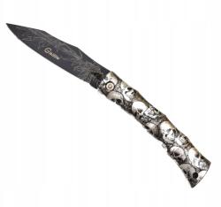  Kés Zsebkés Penge Könnyű Koponya Kígyó (skullknife)