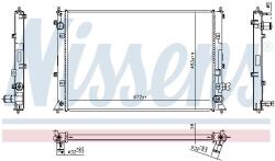 NISSENS Chladič motora NISSENS 606297 (606297)