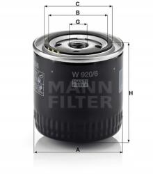 Mann-Filter Olajszűrő Chrysler Voyager IV 3.3-3.8 1999-2008